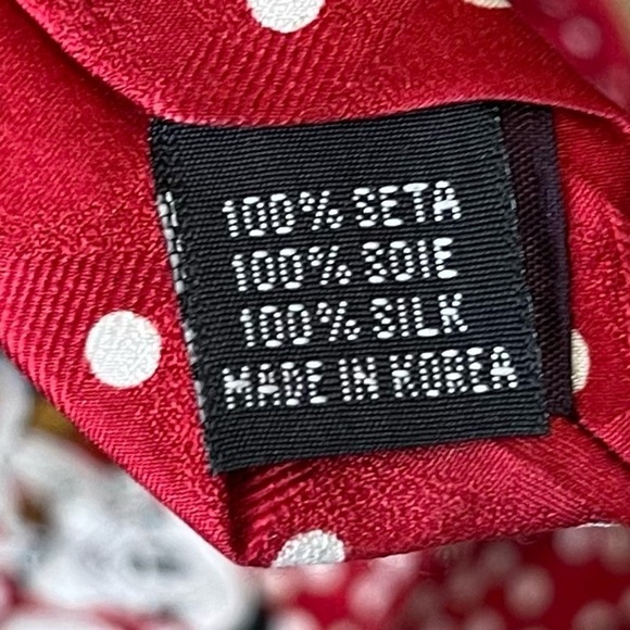 𝅺disney Mickey Mouse Santa Wide Tie Silk - Picture 2 of 4